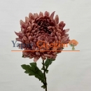 yapay mum çiçeği gül kurusu