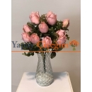 12'li Soft Pembe Tomurcuk Gül