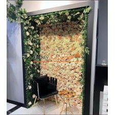 Yapay Çiçekli Duvar Kaplama