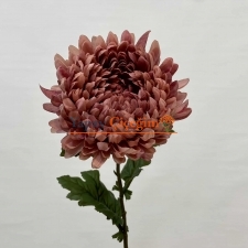 yapay mum çiçeği gül kurusu