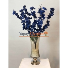 Saks Mavisi 1 metre Bahar Dalı - Kaliteli Gerçekçi Bahar Dalı