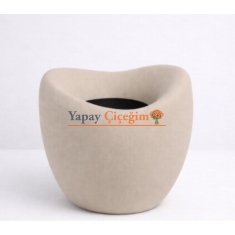 Dinozor Yumurtası Fiber Saksı