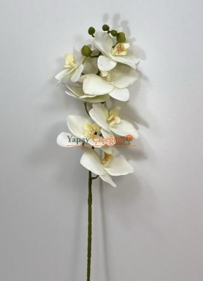 beyaz yapay orkide