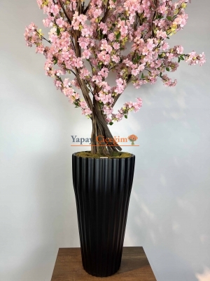 Pembe Yapraklı Yapay Kiraz Ağacı
