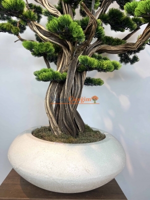 Süper Lüks Yapay Bonzai Ağacı – Dekoratif Ofis ve Ev Bonsai Modeli