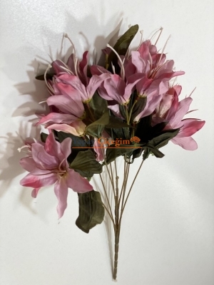 Pembe Lilyum Yapay Çiçek Demeti 2193