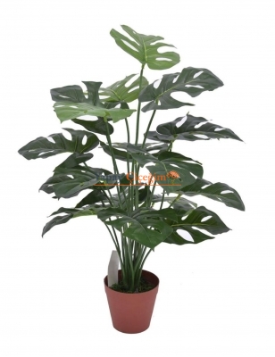 Yapay Monstera Agaç 18 Yaprak 75 cm Boy