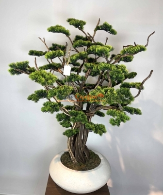 Süper Lüks Yapay Bonzai Ağacı – Dekoratif Ofis ve Ev Bonsai Modeli