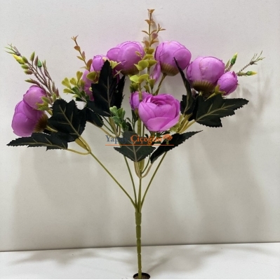 Mor Orta Boy Yapay Şakayık - Kapı Süsü Çiçegi - Süsleme Çiçegi