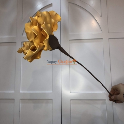 Büyük Zambak Çiçeği -  Gold Köpük Çiçek - Yapay Çiçek