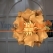 Büyük Zambak Çiçeği - Turuncu Sarı Köpük Çiçek - Yapay Çiçek