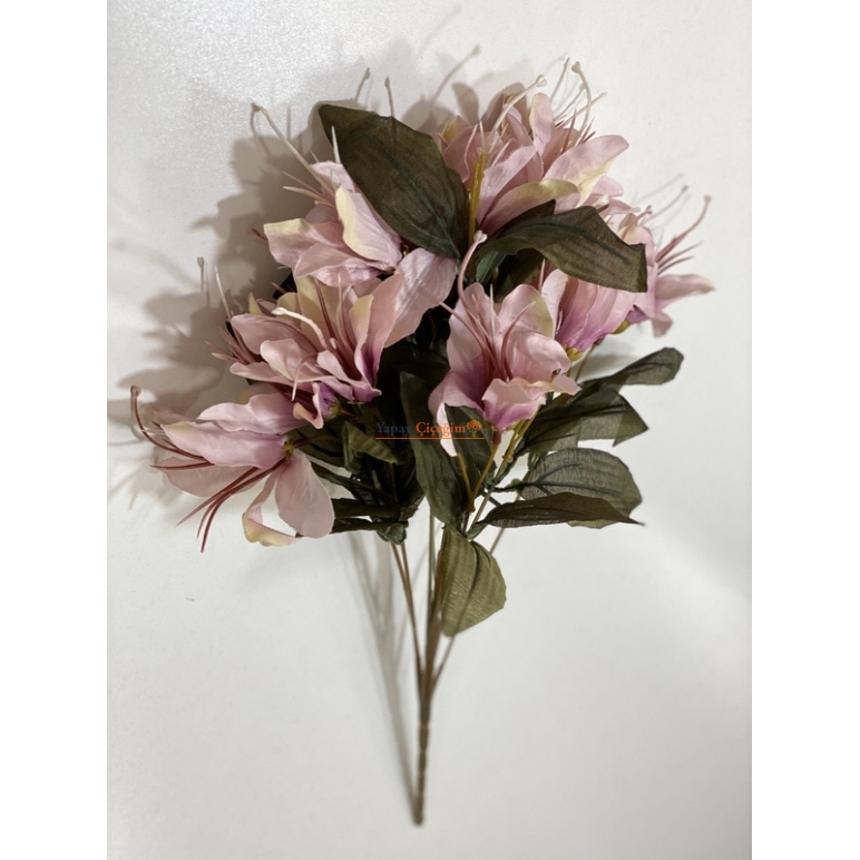 Açık Pembe Lilyum Yapay Çiçek Demeti 2194