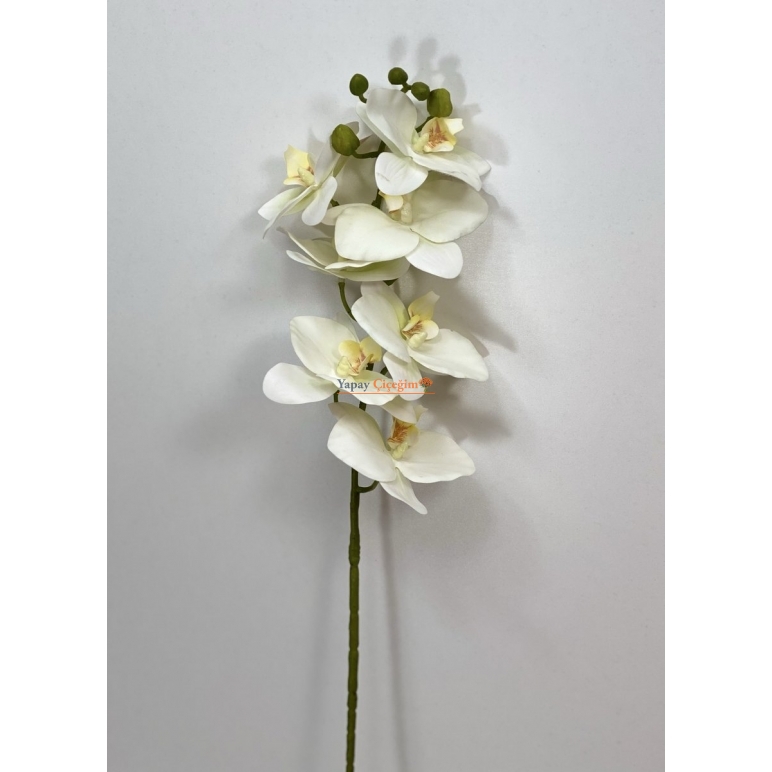 beyaz yapay orkide