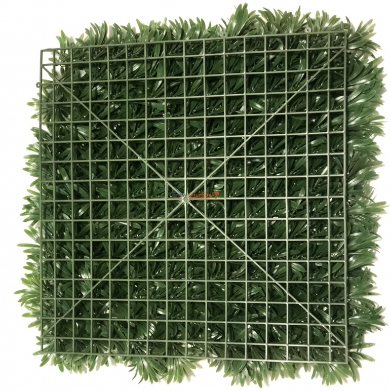 Artificial green walls with flowers  50x50 cm