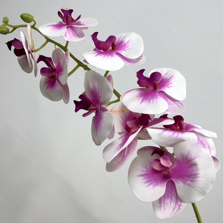 Fuşya Ucuz Islak Orkide Yapay Çiçek