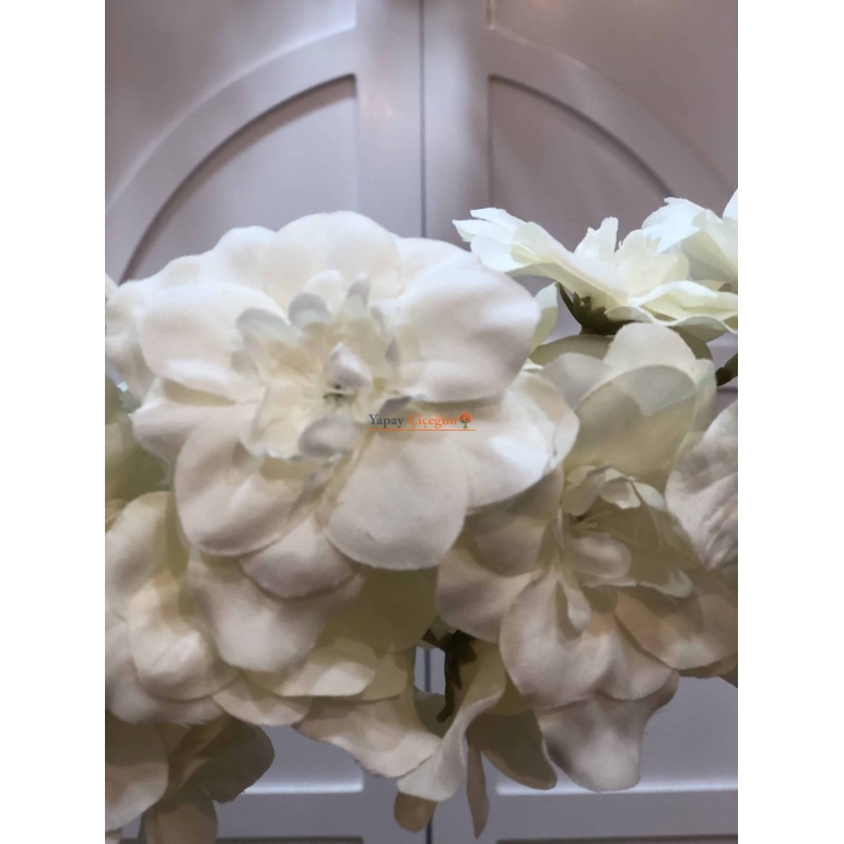 Beyaz Yapay Şebboy Çiçek 