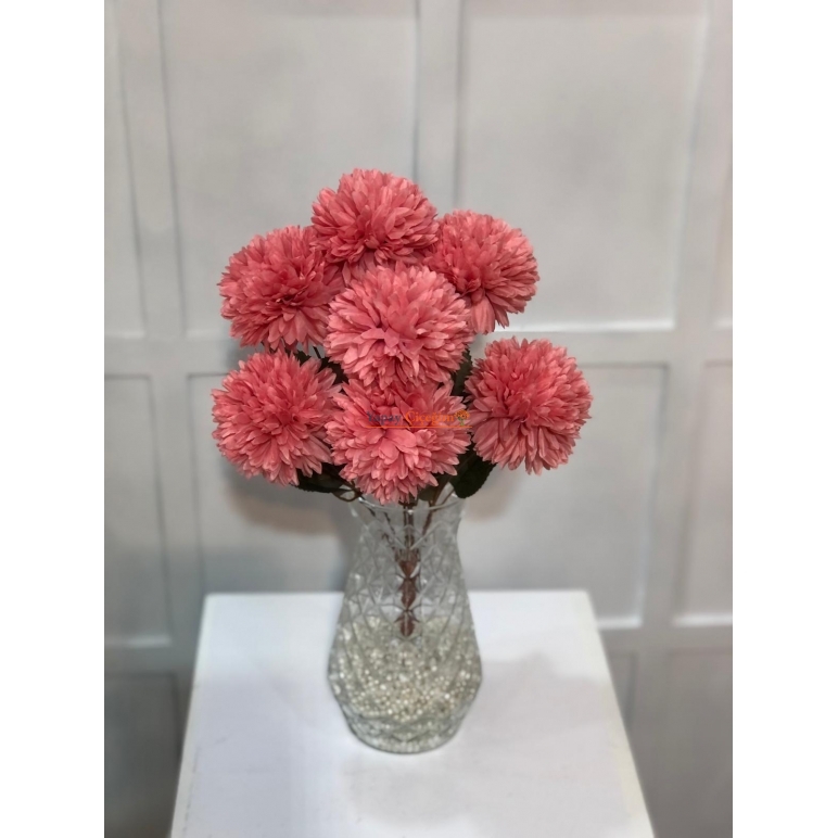 Yapay Koyu Pembe Kaliteli Kasımpatı Çiçeği