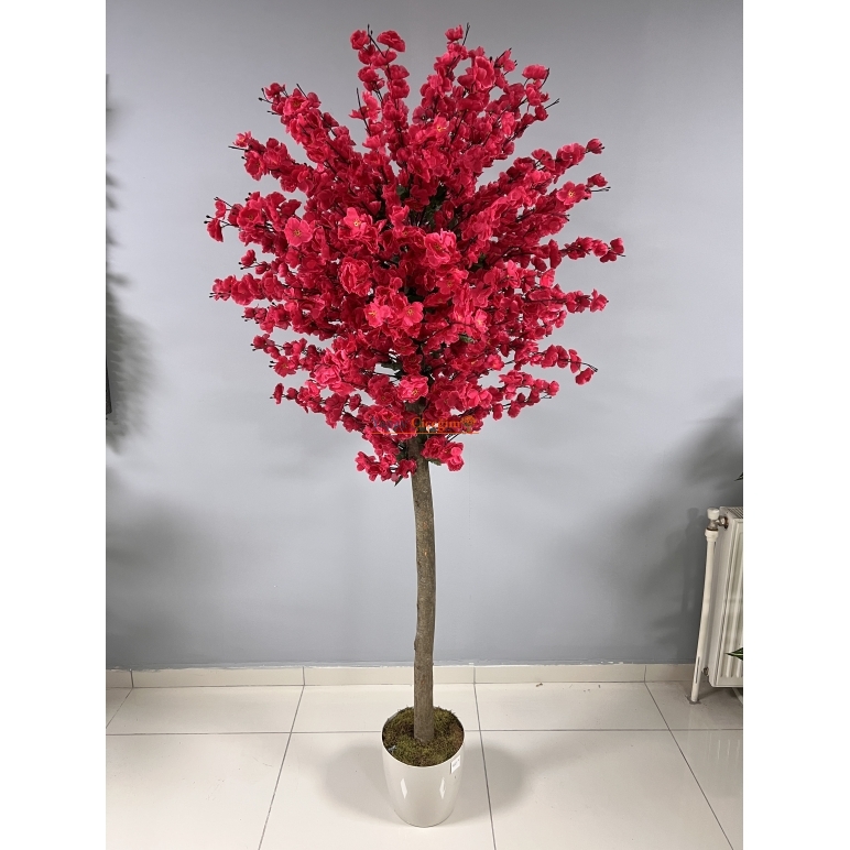 Pembe Yapay Bahar Dalı Ağacı